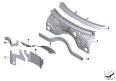 Детали щитка передка