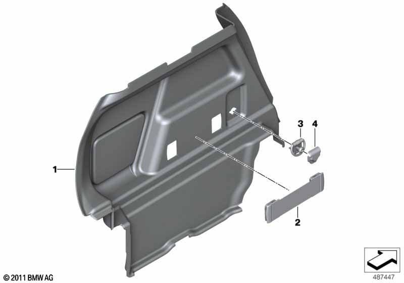 Обшивка багажного отделения Л