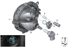 Фара в бампере