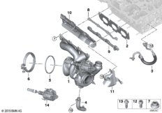 Турбонагнетатель со смазкой