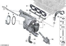 Турбонагнетатель со смазкой