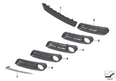 Облицовка впускного сопла