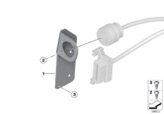 Держатель штекера диагностич.разъема