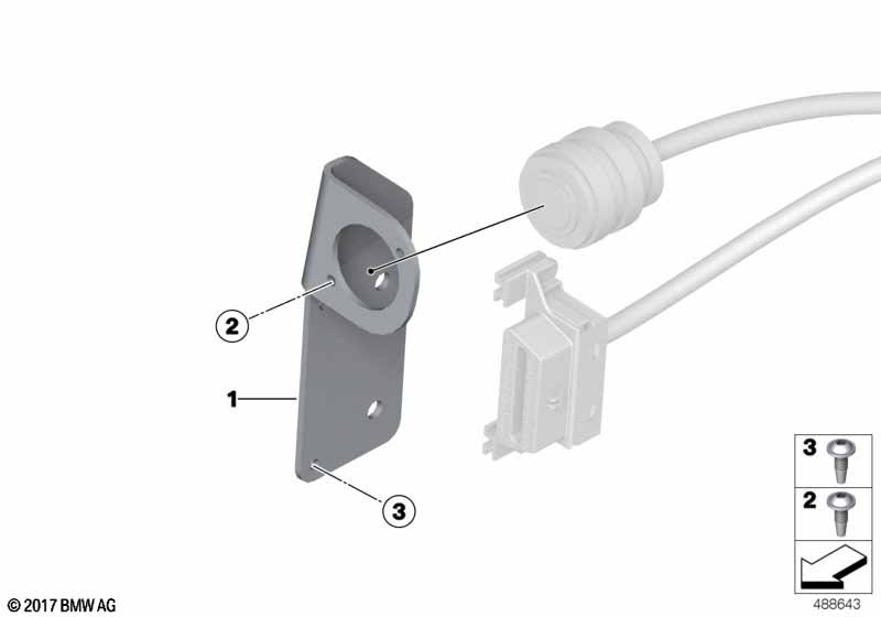Держатель штекера диагностич.разъема