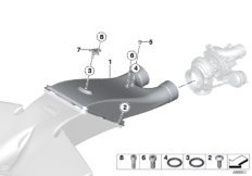 Воздуховод охл.надд.возд.-турбонагн.