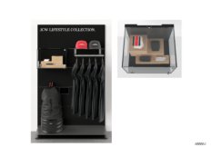 Дисплей Acc. Черный низк.свободно стоящ.