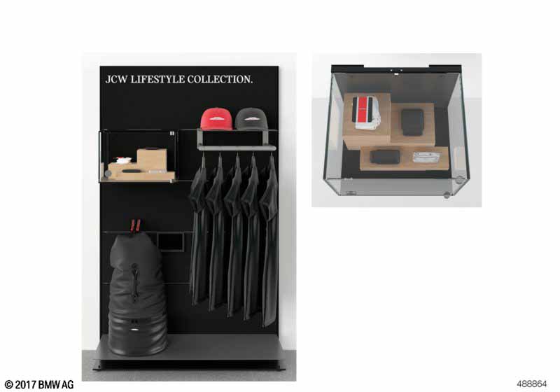 Дисплей Acc. Черный низк.свободно стоящ.