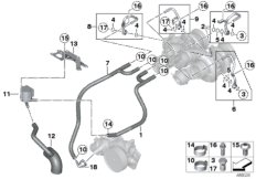 Система охлаждения турбонагнетателя