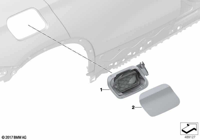 Заслонка заливного отверстия