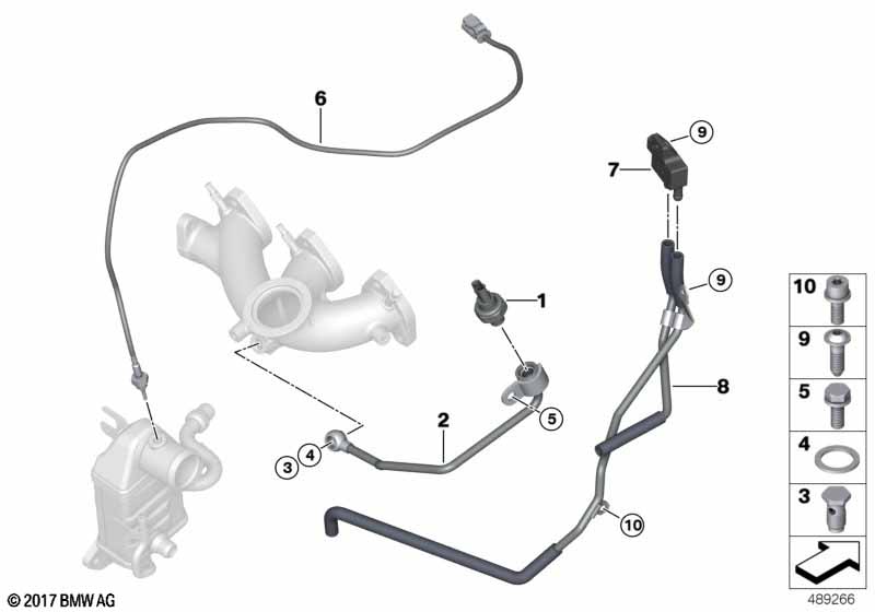 Датчик давления ОГ