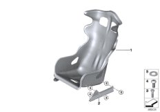 Деталь сиденья такси