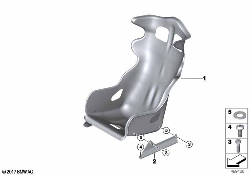 Деталь сиденья такси