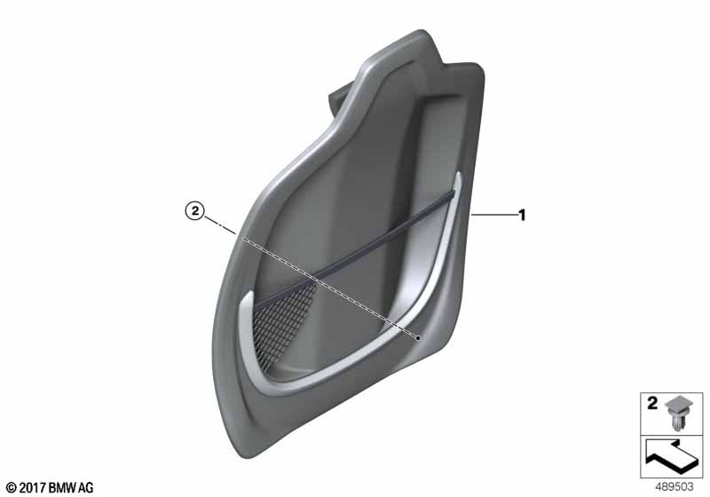 Накладки спинки переднего сиденья