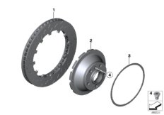 Диск тормозного механизма перед.колеса
