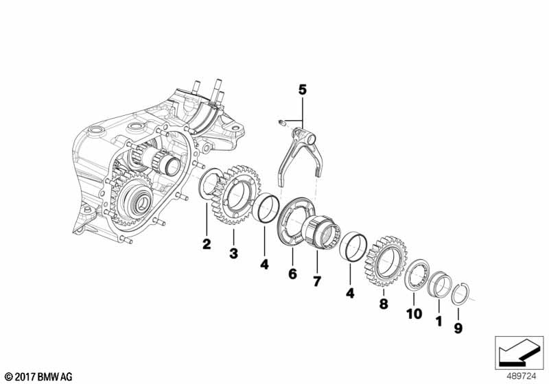 Детали коробки передач