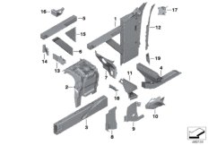 Колесная ниша/лонжерон