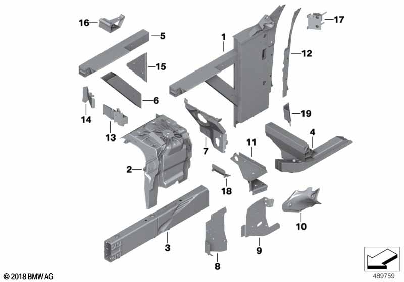 Колесная ниша/лонжерон