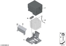 Крепление батареи и дополнит. элементы