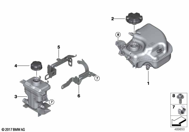 Резьбовая пробка расширительного бака