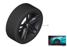 BMW кл.с л/с д.М сдвоен.спицы 612M - 21"