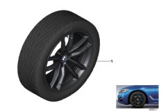 BMW кол.с л/с д.М сдв.спицы 662M - 18"