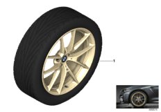 BMW л/с диск M Perf. Y-обр.сп.763M - 20"