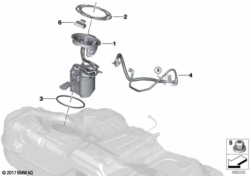 Топливный насос/датчик уровня наполнения