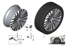 BMW л/с диск многоспицевый 700 - 20"