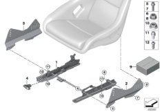 Сиденье Пд направляющая сиденья