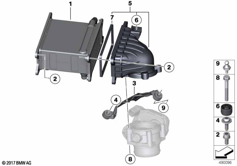 760 интеркулер левый