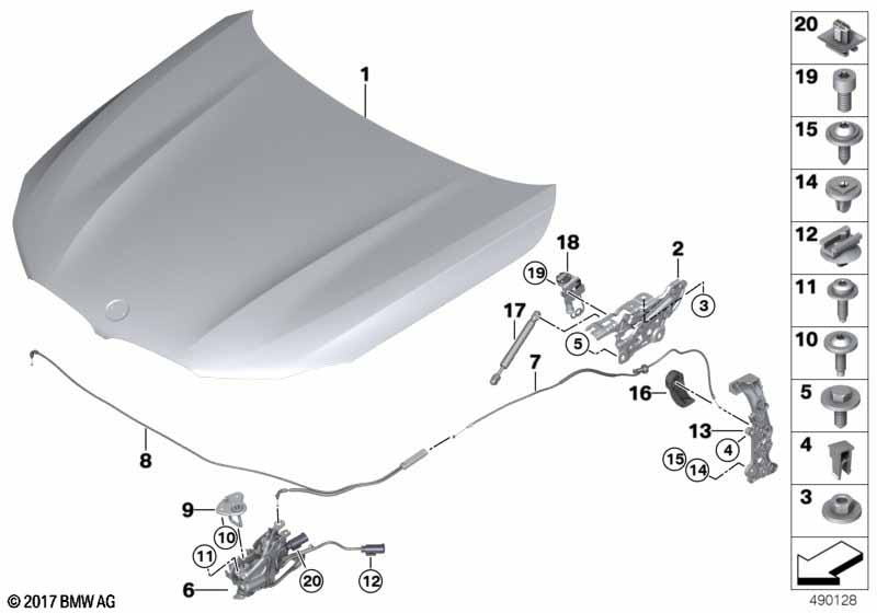 Крышка капота / навесное оборудование