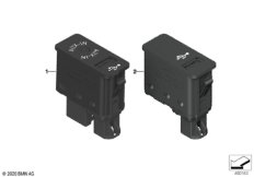 ГНЕЗДО USB/AUX-IN