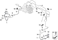 Трубопровод тормозного привода Пд