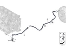 Вакуумный трубопр.усилителя тормозов