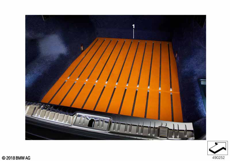 Дооснащение, пол багажника из кожи