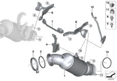 Катализатор рядом с двигателем