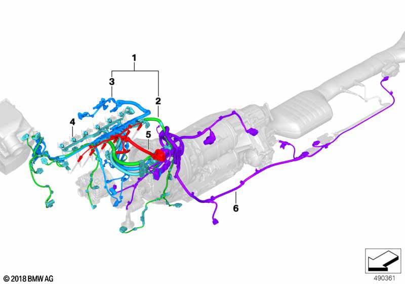 жгут проводов двигателя