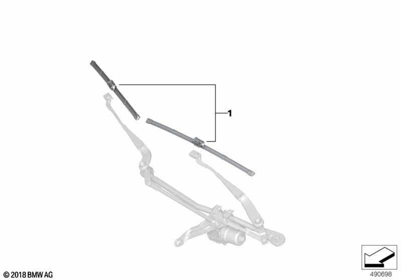 Комплект щеток стеклоочистителя