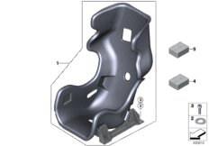 Сиденье гоночного автомобиля
