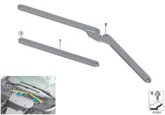 Растяжка передней части кузова