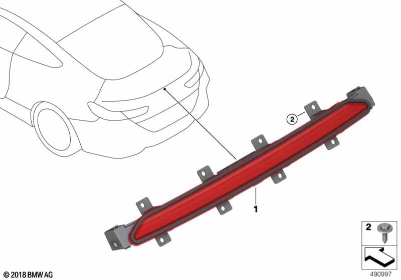 Третий фонарь стоп-сигнала