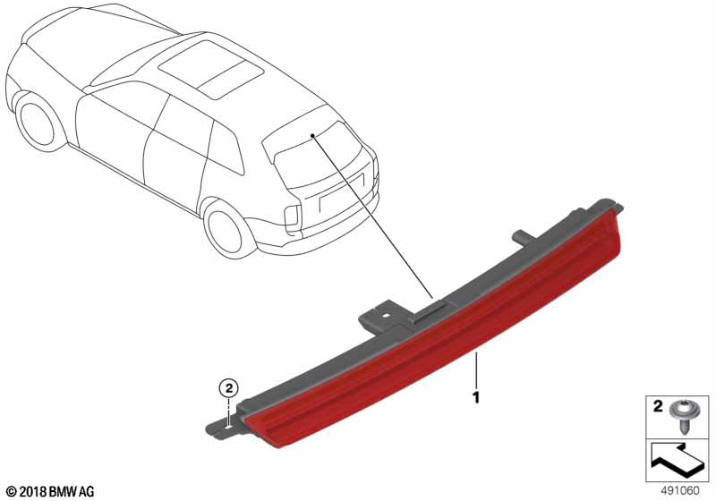 Третий фонарь стоп-сигнала