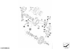 Задний мост с подвеской