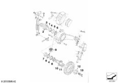 Задний мост с подвеской