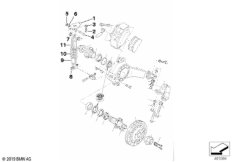 Задний мост с подвеской