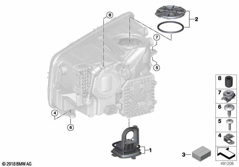 Детали фары