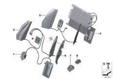 Поясничная опора переднего сиденья