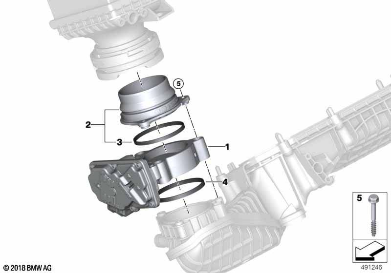 Корпус дроссельной заслонки