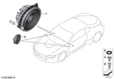 Детали динамика в двери Пд