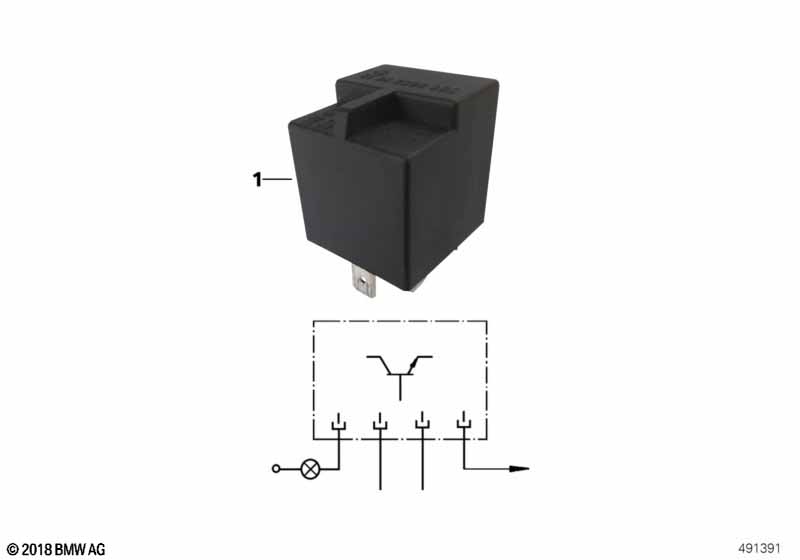 Реле указателя уровня топлива